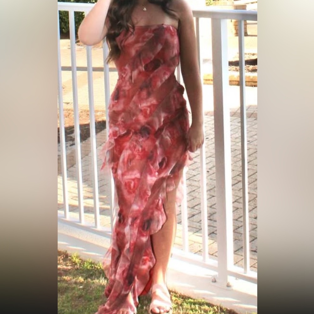 Floral Sheer Maxi Dress